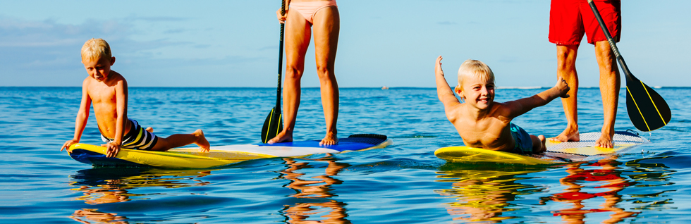 Island Surf and Sail - Kids Stand up Paddleboarding in British Virgin Islands